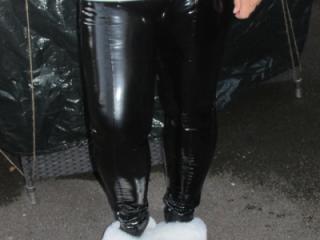 black pvc leggings 5 of 6