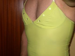 Lime green dress 1 of 6