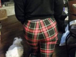 Checkered pants Milf 13 of 20