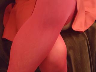 Sissy hubby has some new pink lingerie 4 of 15