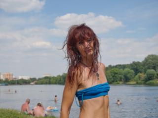 Wet Redhair in Bikini 8 of 14