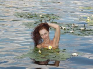 with water lily 9 of 20