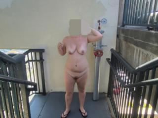 Wife Naked in Public 9 of 10