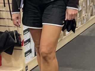 Trying on shoes at the Shoe Store 3 of 13