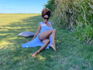 Outside posing for you today