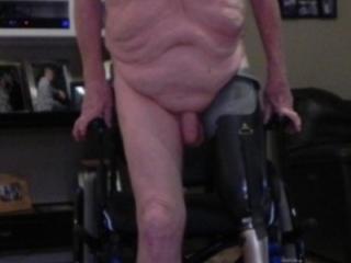 Tom Nude (1) Wearing My Prosthesis 3 of 20