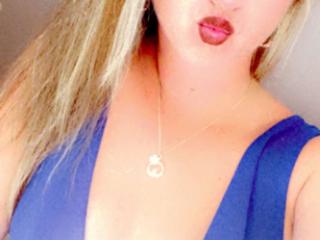 Hotel Flashing in Blue Dress....  Would you be happy if you walked by? 5 of 16