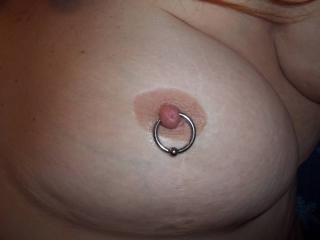 Her new 8 guage rings 3 of 4