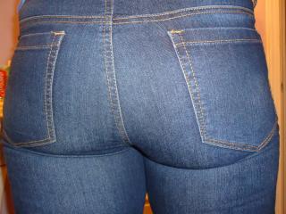 Wifes Ass in jeans 1 of 6