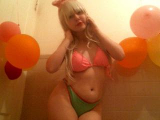 Bunny wearing a cute bikini 1 of 4