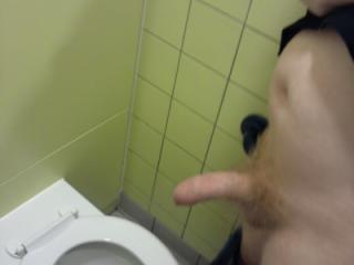 My Big Hairy Ayrshire Cock In Supermarket Toilets 4 of 6