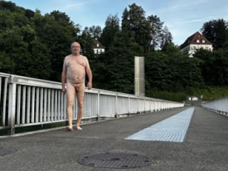 nude walk ln a bridge 9 of 13
