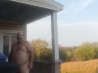 61old outside in girls night dress 8 of 14