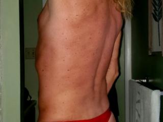 New shiny red thong 9 of 19