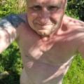 Naked in the forest