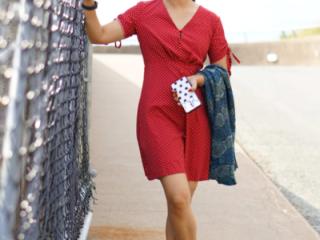 Wife on her vacation