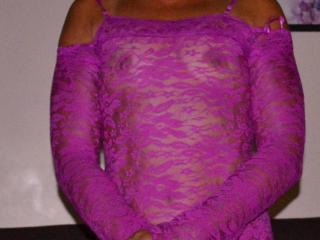 purple lace chemise 9 of 16