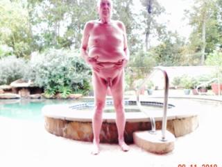 8 Nov 2018 - Outside after my shower. For Nude Play 12 of 14