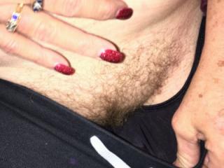 Wife’s hairy pussy 4 of 6