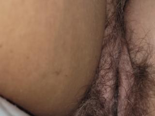 My hairy pussy and my ass 10 of 12