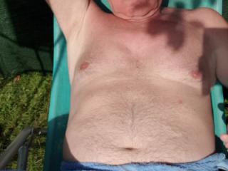 Nudist in the garden 4 of 9