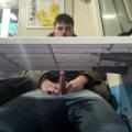 On the train