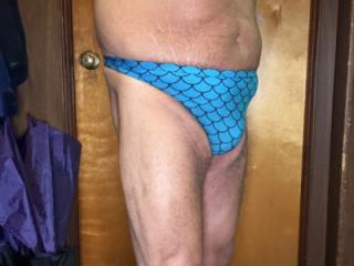 Blue scales thong 7 of 20