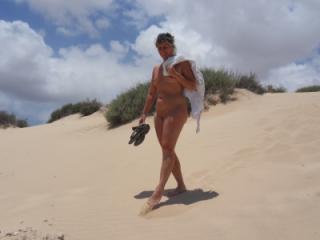 Naked in the dunes of Fuerteventura 15 of 18