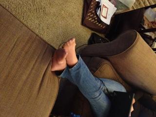 My candid pantyhose feet 6 of 11
