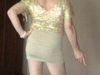 Me in my new dress