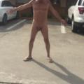 SexyGuy550 - Nude in a parking lot