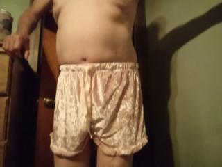 Wife's new pink sleep shorts