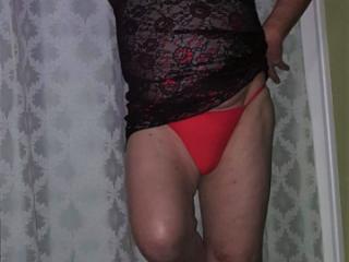 RED AND BLACK NEGLIGEE 14 of 20