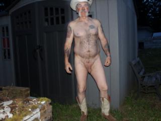 nude in my yard 2 of 4