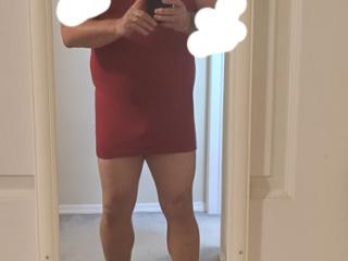 Red Knit Dress 2 of 6
