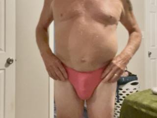 Modeling her panties 4 of 10