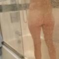 Petite Gilf Cute bum showering