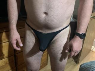 Wife loving new sexy underwear for her man