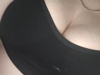 Trying to get some attention with my tits 1 of 4