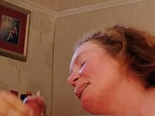 Sexy milf taking my cum 10 of 13