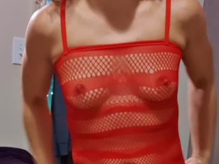 Red Fishnet Nightie 4 of 18