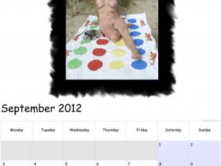 Happy Nude Year .... my 2012 calendar for you 10 of 13