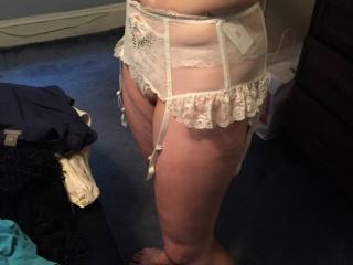 White Lingerie and a BlowJob 5 of 9