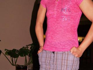 Skirt and pink see thru shirt 15 of 20