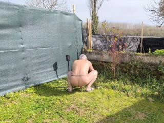 I love being naked in my garden