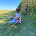 Outside posing for you today