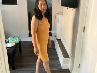 Yellow Dress Green Panties