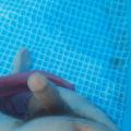 In the swiming pool