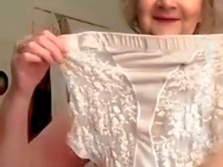 Me holding up my knickers 16 of 17