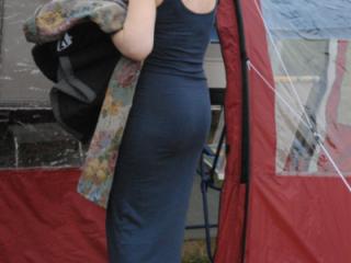 Lisa bottomless, sheer clothes in public 4 of 17